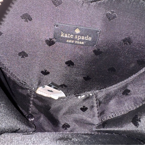 Kate Spade Black and White Polka Dot Heart Crossbody Bag - Picture 2 of 2